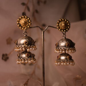 Ganga Jamuna Layered Jhumki